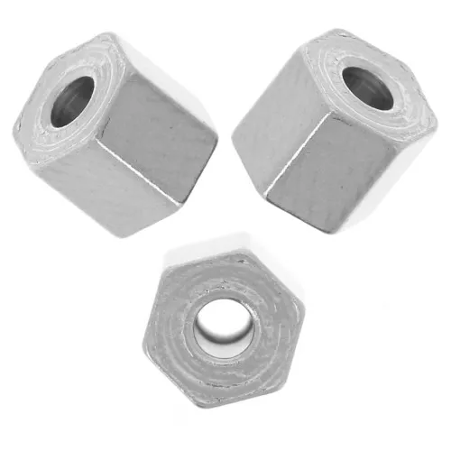 5x4mm 304L stainless steel Nut beads x5