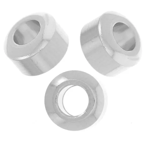 7x4.5mm 304L stainless steel Tube beads x5