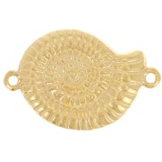 26x17mm Shell insert - Fine Gold-plated x1