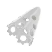 PureCrystal 925 Sterling Silver Pendants holder for 6000 15x7.5mm