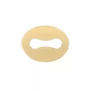 Oval Clips 5.5x4 mm - Gold filled (Laminated Gold) x10
