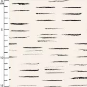Fabric Batiste Graphik - Atelier Brunette - Chalk Off White x10cm