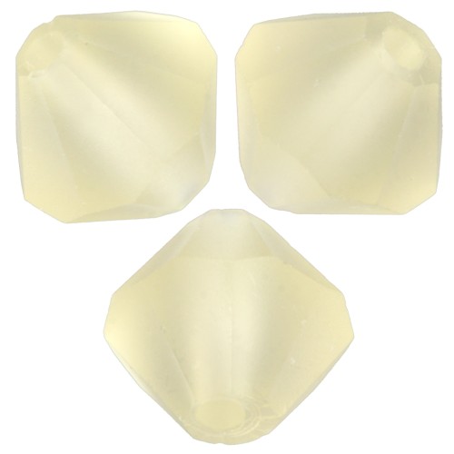 Preciosa bicones - Bead rondelle 6 mm - Jonquil matt x12