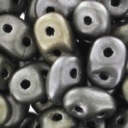 SuperDuo 2.5x5mm Crystal Grey Rainbow x10g|raw }}