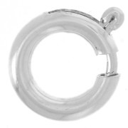 Spring clasp 8 mm without ring - 925 Sterling Silver x1|raw }}