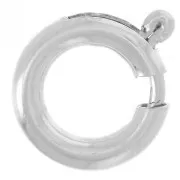 Spring clasp 8 mm without ring - 925 Sterling Silver x1