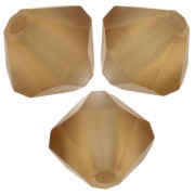 Sun AB Czech Glass Beads Machine Cut Bicones (MC Rondell Diamond Shape - Crystals And Beads For Friends