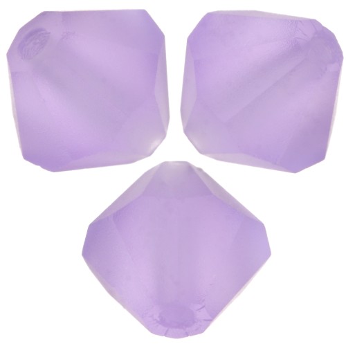 Preciosa Bicones - Bead rondelle 6 mm - Violet Matt x12