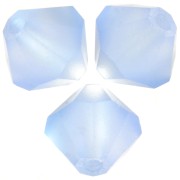 Preciosa bicone beads - Bead rondelle 6 mm - Light Sapphire Matt x12|raw }}