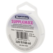 Invisible nylon thread - illusion cord Supplemax 0.30 mm - Transparent x100m