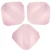 Preciosa bicone beads - Bead rondelle 6 mm - Light rose Matt x12