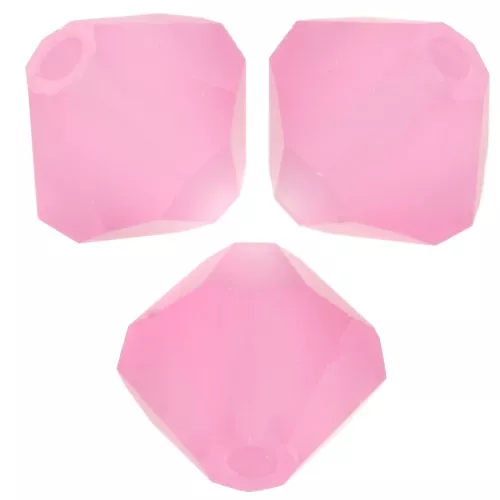 Preciosa bicone beads - Bead rondelle 6 mm - Rose Matt x12