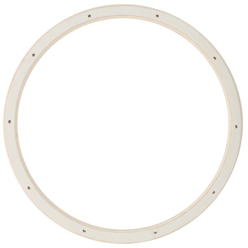 22 cm wooden circle with holes for mobile - Natural x1