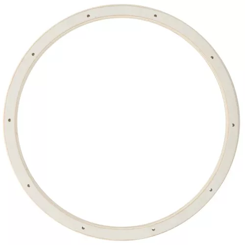 22 cm wooden circle with holes for mobile - Natural x1