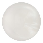 14 mm round cabochon in opaque resin - Pearlescent white x1