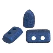 Glass beads Piros® by Puca® 2x5 mm - Trendy Royal Blue Mat x10g
