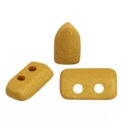Glass beads Piros® by Puca® 2x5 mm - Trendy Mustard Mat x10g