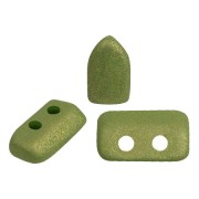 Glass beads Piros® by Puca® 2x5 mm - Trendy Light Olive Mat x10g|raw }}