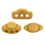 Glass beads Volos® by Puca® 4x8 mm - Trendy Mustard Mat x10g