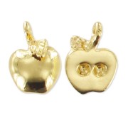 Appel charm 11 mm fine gold plated x1|raw }}