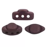 Glass beads Volos® by Puca® 4x8 mm - Trendy Plum Mat x10g