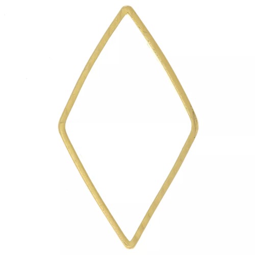 Mounting and weaving rings diamond 23x13 mm - Gold x25