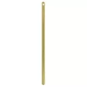 Pendant tube 52 mm Fine Gold plated x1