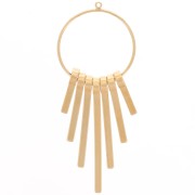 Fringe pendant 80 mm fine Gold plated|raw }}