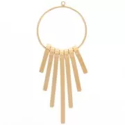 Fringe pendant 80 mm fine Gold plated