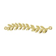 Spacer fern 2 rings 36 mm - Fine Gold plated x1|raw }}