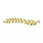 Spacer fern 2 rings 36 mm - Fine Gold plated x1