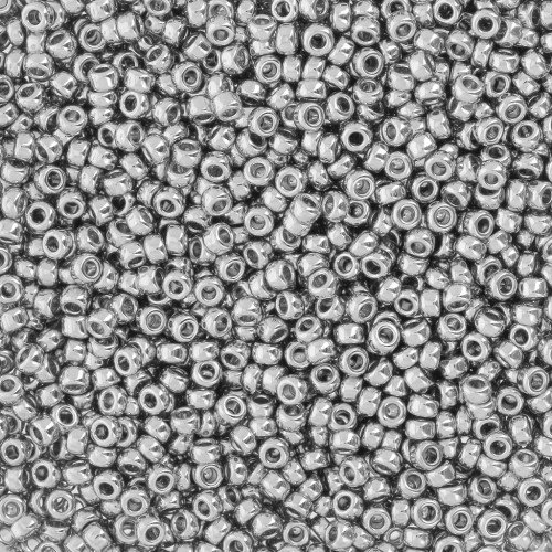 Miyuki 15/0 Seed Beads 194 - Palladium-Plated x 50 g