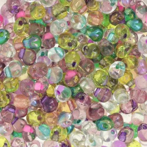 3.4mm Mix Mini-Drops Miyuki DP-MIX-11 - Heather x8g