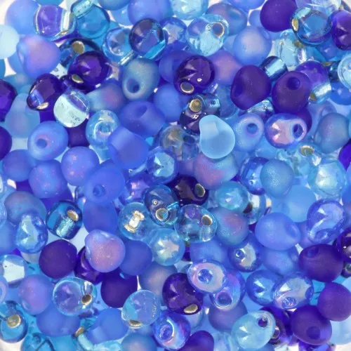 3.4mm Mix Mini-Drops Miyuki DP-MIX-17 - Blueberry Pie x8g