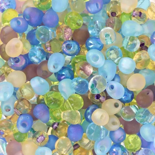 3.4mm Mix Mini-Drops Miyuki DP-MIX-15 - Fields of France x8g