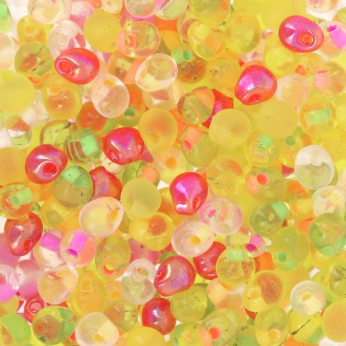 3.4mm Mix Mini-Drops Miyuki DP-MIX-06 - Flamingo Road x8g