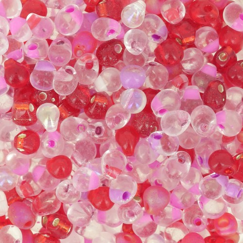 3.4mm Mix Mini-Drops Miyuki DP-MIX-23 - Valentine x8g