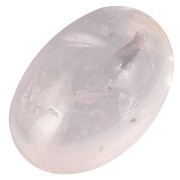 Oval cabochon 14x10mm Quartz Rose|raw }}