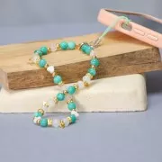 5.5 mm to 6 mm round gemstone beads - Moonstone x15