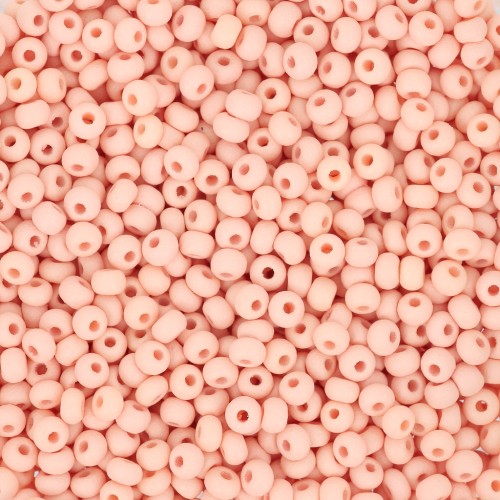 Preciosa Seed Beads 11/0 2 mm - Permalux Apricot Matte x20g