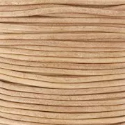 Leather cord 1.5 mm - Vintage Natural x20m