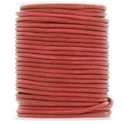 Leather cord 2 mm - Vintage Red x20m|raw }}