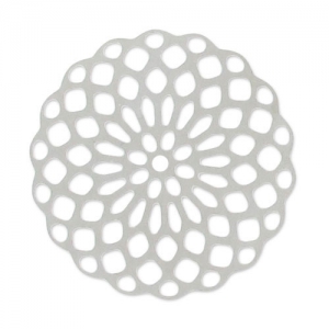 Light filigrees Rosette 25mm 925 silver