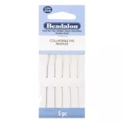Assortment of reformable eye needles 6.4 cm - Stainless steel x5
