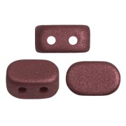 4x6mm Lipsi® glass beads by Puca® - Trendy Wine Lees Mat x10g