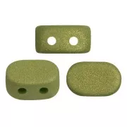 Green - 4x6mm Lipsi® glass beads by Puca® - Trendy Light Olive Mat x10g 4x6mm Lipsi® glass beads by Puca® - Trendy Light Olive Mat x10g