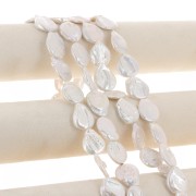 21mm Irregular freshwater pearl - round pallet - Grade AA+ White x1