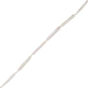 25x4.5mm Freshwater pearl irregular baroque tube - Grade AA White x1|raw }}