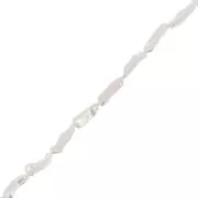 19mm to 22mm Biwa irregular freshwater pearl - Grade AA White x1