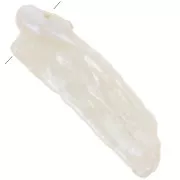 17mm to 22mm Irregular Biwa freshwater pearls - Grade AA White x6